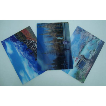 2015 Fashional Souvenir Gift 3D Cartes postales